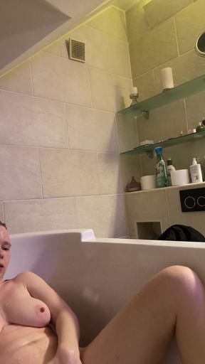 The Warm Water Makes My Nipples Hard.