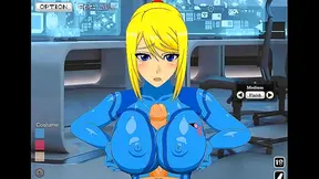 Samus Seeks Fiery Tit-Fuck Bliss in Sultry Animation