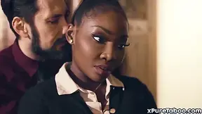 Osa Serves Tommy Her Tight Ebony Pussy