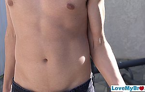 Cute twink wants big stepbrothers cum to grow muscles