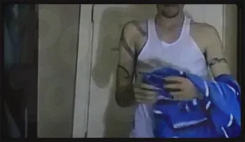 Hairy Brad's Explosive Solo Masturbation | Gay Solo Fun