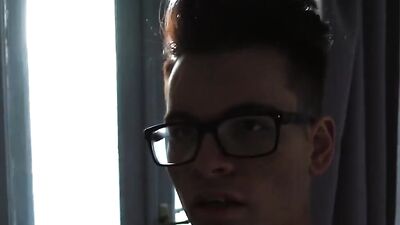 CZECH HUNTER 502 - Super Nerdy Twink Gets His Tight Asshole Opened Up