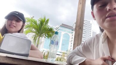 Scarlett not now!!! If you touch me like that you have to fuck me!!