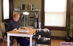 Kenzie joins the librarians in eating pussies