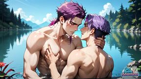 Sexy Muscular Dudes Engage in Wild, Messy Gay Action by the Waterfront. Worthy of the Hottest Hard-core Porn!