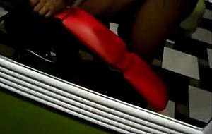 Shemale makes ass pain her client