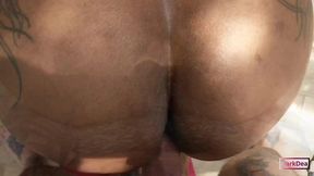 the kinky slut queen  dark dea  fucked in the garden !!!