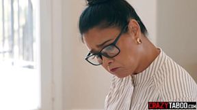 Sexy Asian beauty Dana Vespoli teaches student Ricky Spanish the art of passionate seduction
