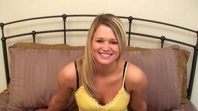 Long Legged Blonde Teen Gives An Amazing Blow Job