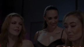 Steamy Lesbian BDSM Anal&#x1F44C; Threesome with Ella Nova & Christy Love & Chanel Preston