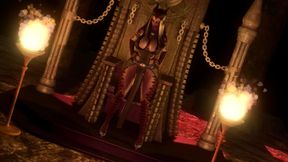 Sollo Succubus with Big Dick Masturbates