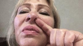 I pick and pull the boogers out of my nose MP4