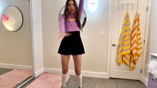 OOPS! Stepsis Accidentally Roller Skates Dick into Her