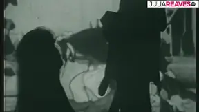 Hot milf sucks cum off dick after a hard fuck on the bed