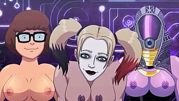 Dean Ventura fucked Velma, Elsa and Harley Quinn One by One - Cartoon Parody