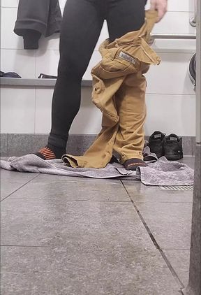 Getting dressed for a cold day