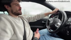 almost crashed the car when I jerked him off and tortured him after his orgasm