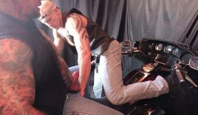 RFC Masculine Jason fucks Dallas Steele on his Harley Dallas Steele Masculine Jason