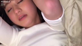 Japanese Student with Big Tits. This Is a Frame Shot Video Taken at the End of a Class. It Is a Very Precious Image