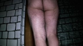 Hot Wife Locks Up H?s Slave In A Gloryhole Box And Jerks And Sucks Him Off Till He Cums! (1st half mp4)