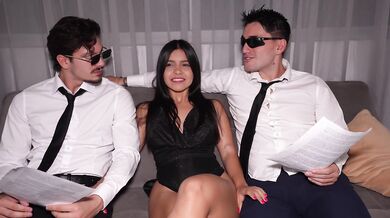 Interview with Latin Goddess Becomes Double Vaginal Penetration - Camila Henao