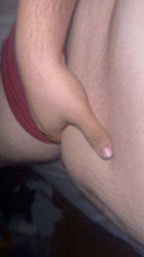 Curvy blonde feeds her tits in a hot and steamy solo session