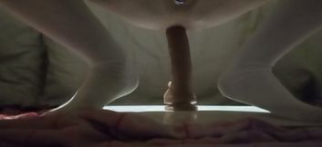 Anal play with new toy