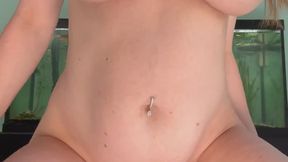Riding cock as I spray my milky supple breast
