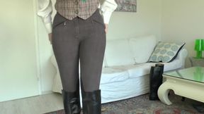 Boot Fitting for a Riding Outfit, Lady Victoria Valente