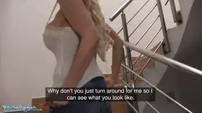 Public Porn, Blonde Aussie Tori Cummings gets fucked in the office