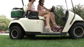 Slutty Lesbian Teens Putting a Dildo in the Wet Pussy