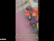 Straight Apprentice Construction Worker Convinced to Get a Blowjob for $