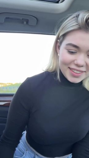 Must-see moment from &quot;Paid for a taxi with a blowjob - in the car - outdoor&quot;