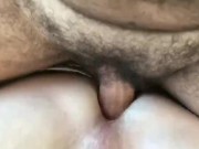 Hung latino daddy barebacking his white stepson