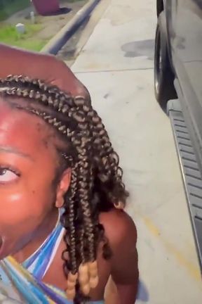 Married Girl Suck My Dick in the Parking Lot Like a Lot Lizard for Free Truck Stop