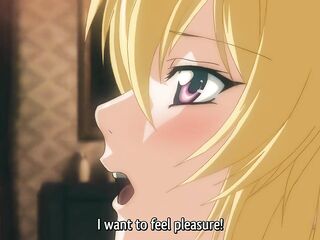 Elf with Large Melons Likes to Make on Ahegao Face and Screw