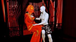 V348 New bride and neighbor'_s wedding night