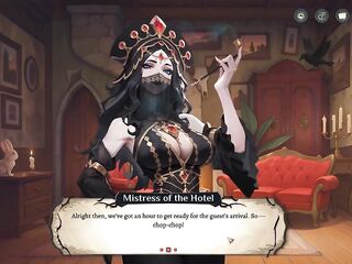 Hotel Tales SPOOKY HENTAI Game Ep.5 GHOST bartender is TEASING COWGIRL style !