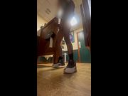 BigDick Jerking In The Bar Bathrooms