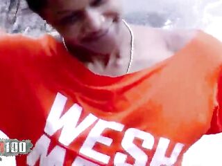 Shania & Terry: Interracial Beach Banging