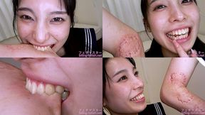 Akari Hanazato - Biting by Japanese cute girl part1 - 1080p