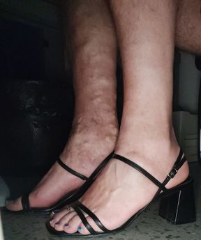 Evening video with sandals