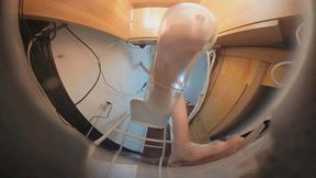 The VR360 CC POV high-heeled sandals outshine the dwarfs