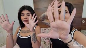 ST 4HANDS - VOL #680 - MIRELA RAIDER and GABY FANTINI - NEW VIDEO MF - AUG 2024 - CLIP 01