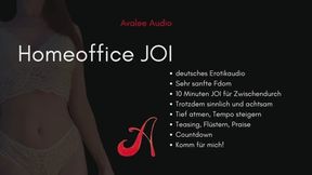 Homeoffice JOI | Avalee Audio | German | Soft Fdom | Sensual | Countdown | Erotikaudio für hart arbeitende Männer, die mal eine kleine versaute Pause brauchen
