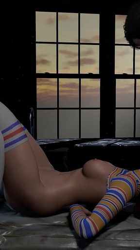 Gender Bender Chucky Sloppy Deepthroat Blowjob