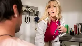 Lucky Fate & Sarah Taylor in Blowjob Session With Doctor Sarah