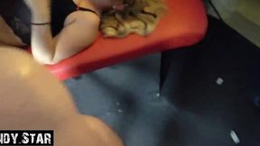 Huge cock-filled gloryhole party part 2