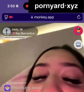 Webcam amateur gets a surprise reaction during homemade show