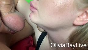dick&balls bandage to deepthroath olivia bay